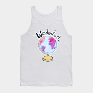 Wanderlust traveller's Globe Tank Top